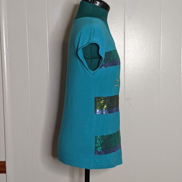 Nakad Decorated With Sequins Embroidered Top. Size S. - Picture 4 of 9